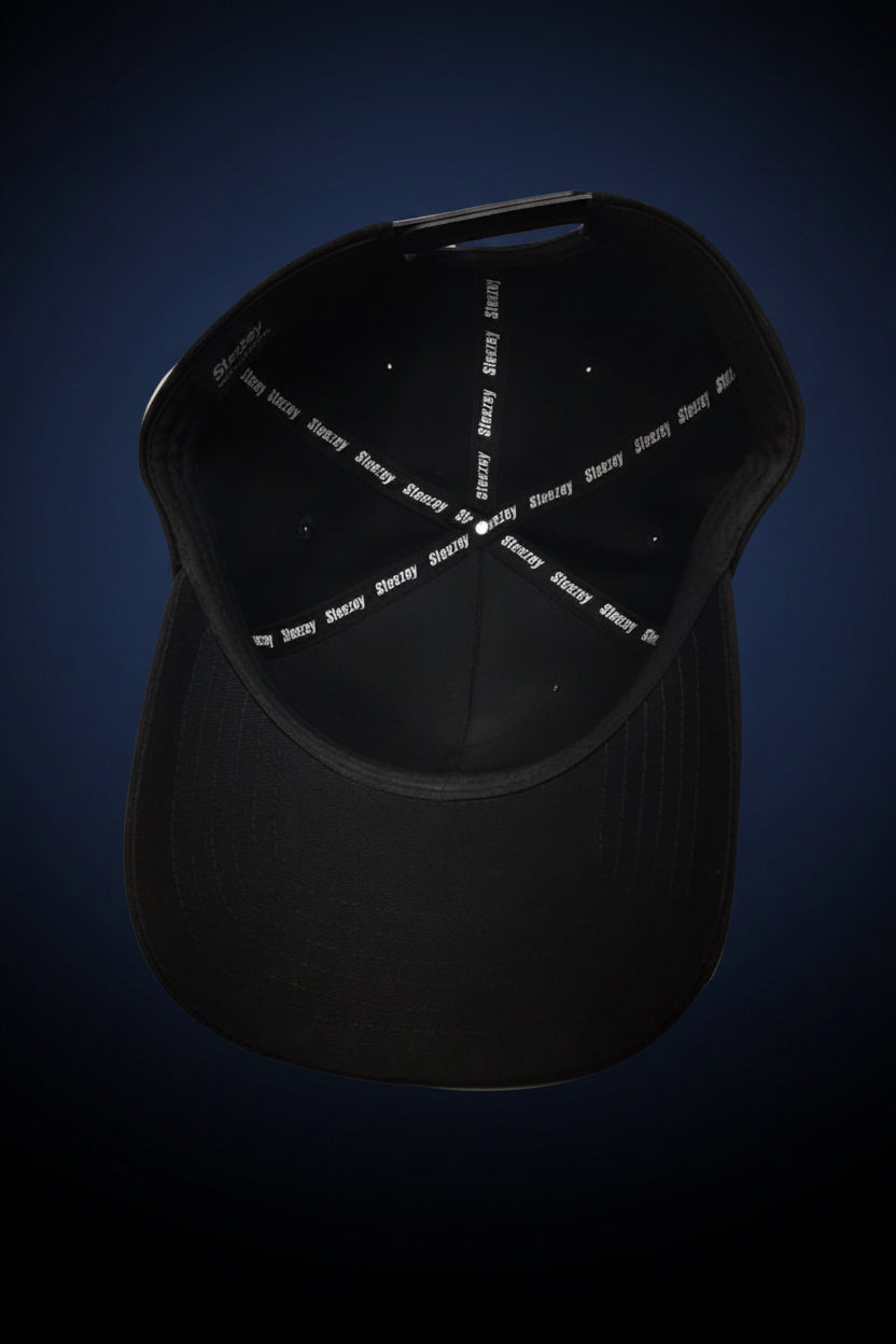 Steezey Black on Black Snapback Hat