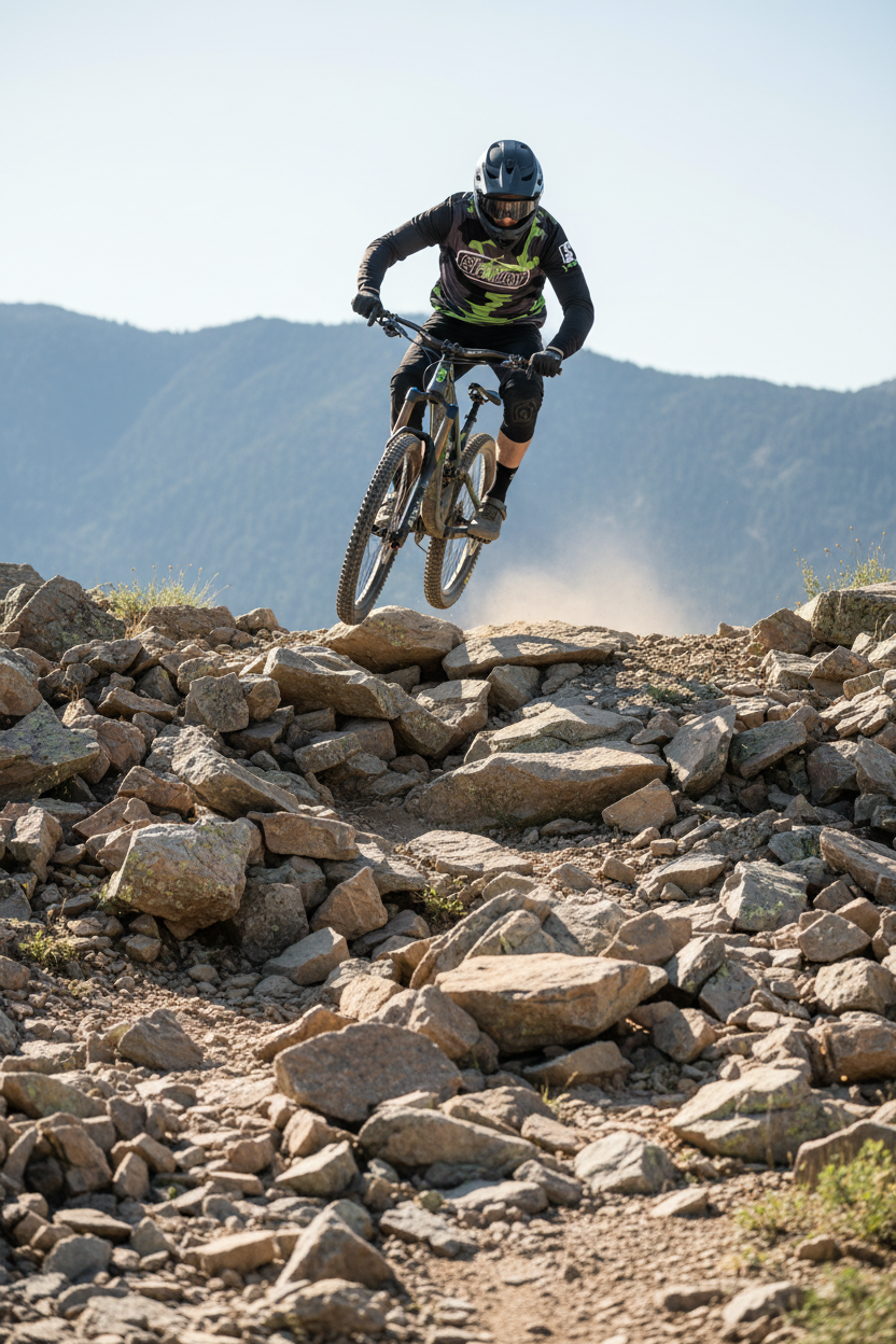 Steezey MTB Green Camo Long Sleeve Jersey