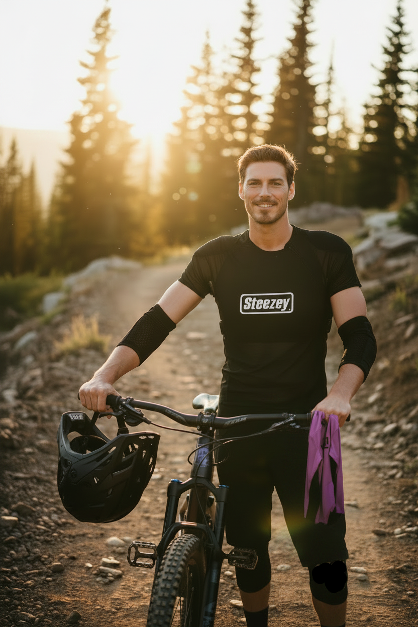 Steezey MTB Pro Under Jersey Body Armour with FLEXFORM RESTOCKED