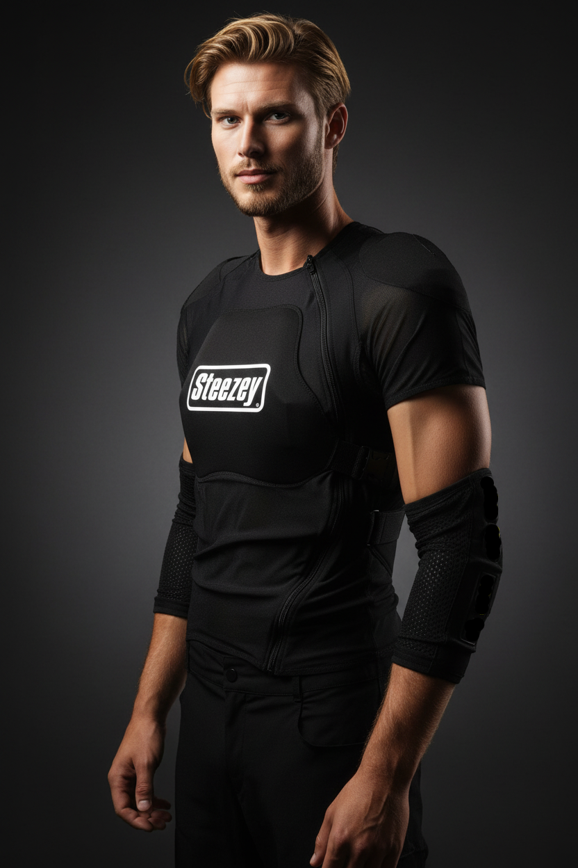 Steezey MTB Pro Under Jersey Body Armour with FLEXFORM RESTOCKED