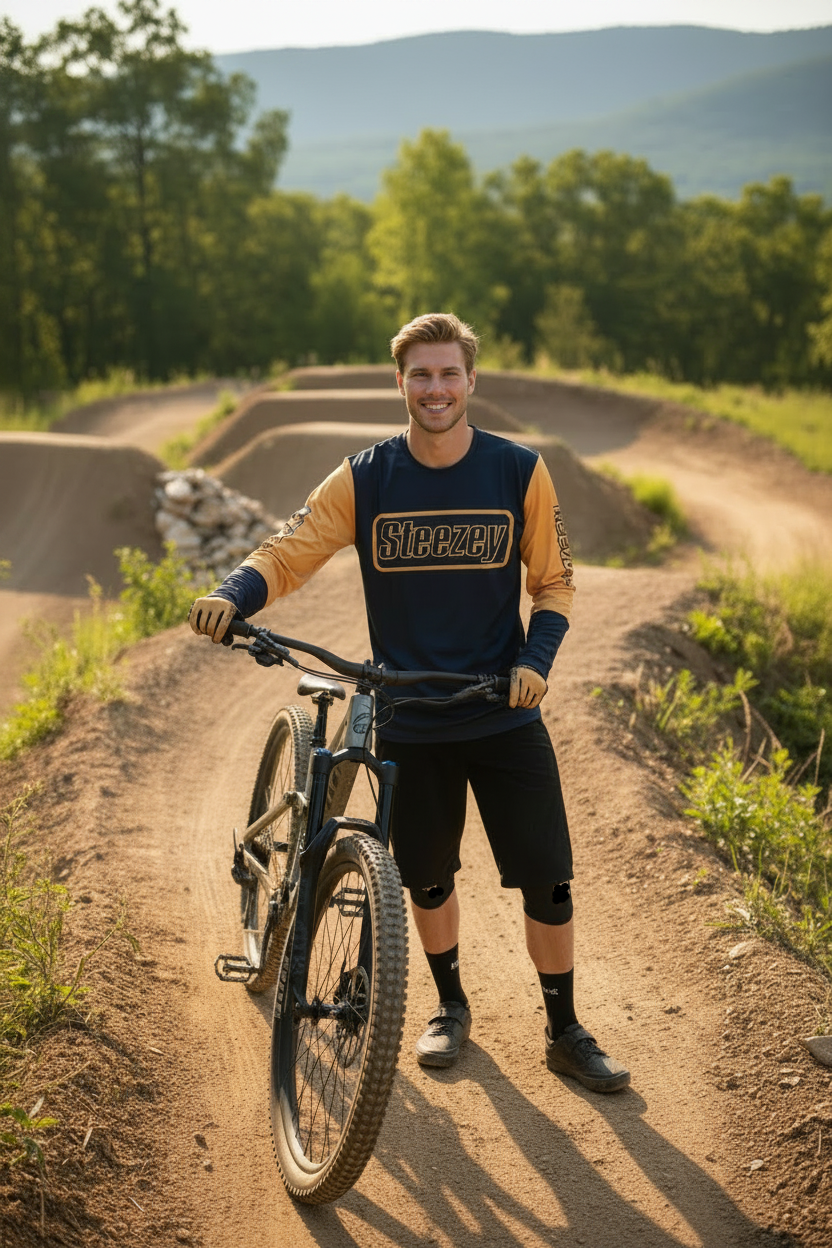 STEEZEY MTB Y/B UpDraft Long Sleeve Jersey