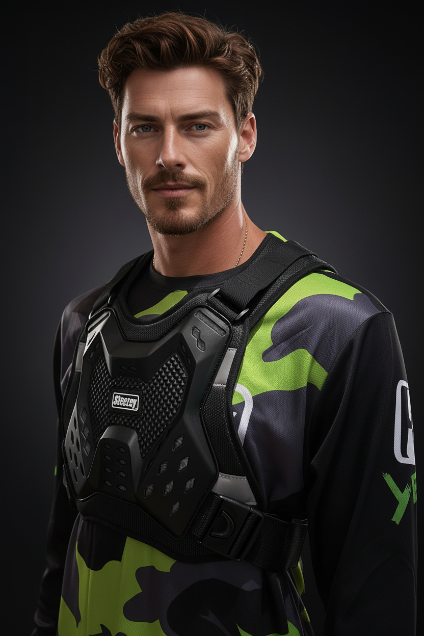 COMBO STEEZEY MTB GREEN CAMO / MTB HARDLINE UNDER OVER JERSEY BODY ARMOUR
