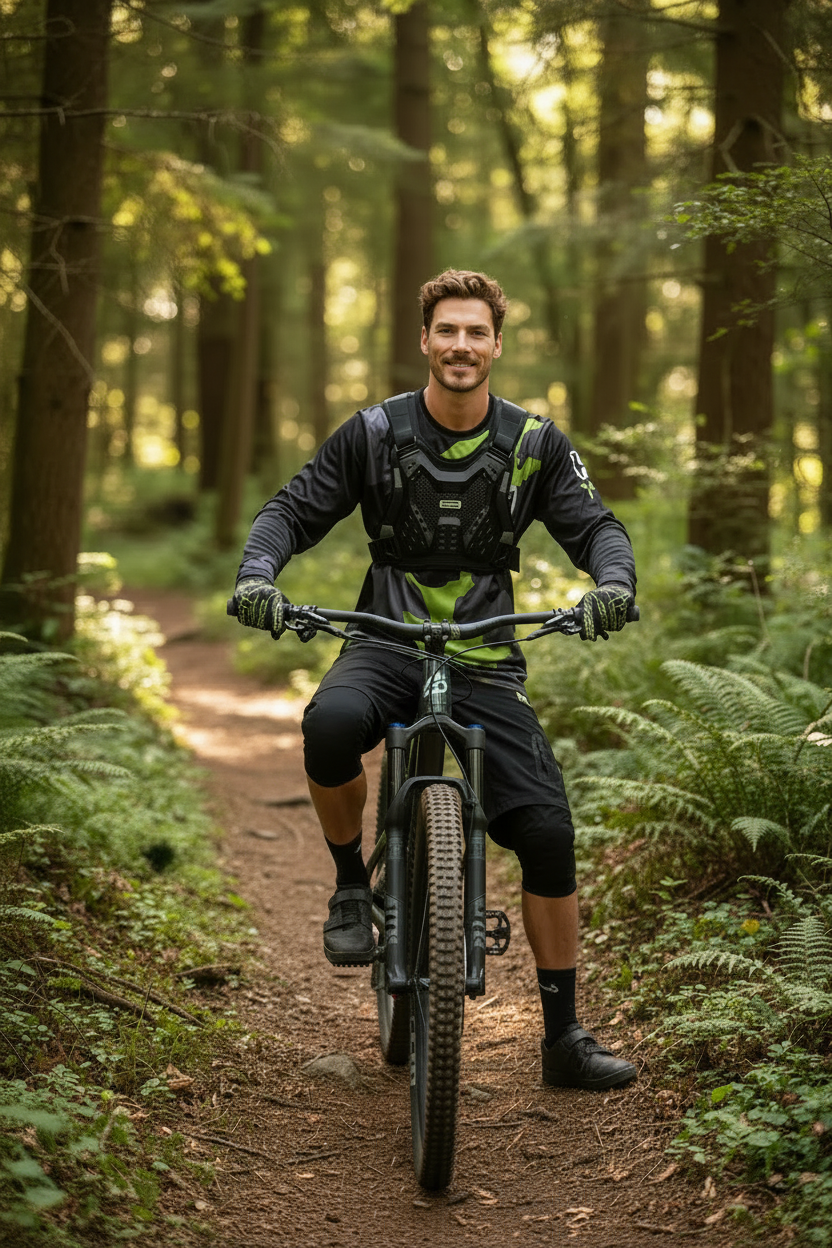 COMBO STEEZEY MTB GREEN CAMO / MTB HARDLINE UNDER OVER JERSEY BODY ARMOUR