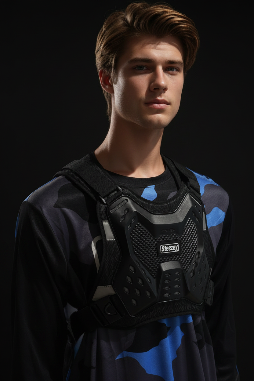 COMBO STEEZEY MTB BLUE CAMO / MTB HARDLINE UNDER OVER JERSEY BODY ARMOUR