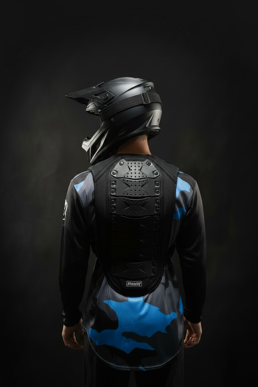 COMBO STEEZEY MTB BLUE CAMO / MTB HARDLINE UNDER OVER JERSEY BODY ARMOUR