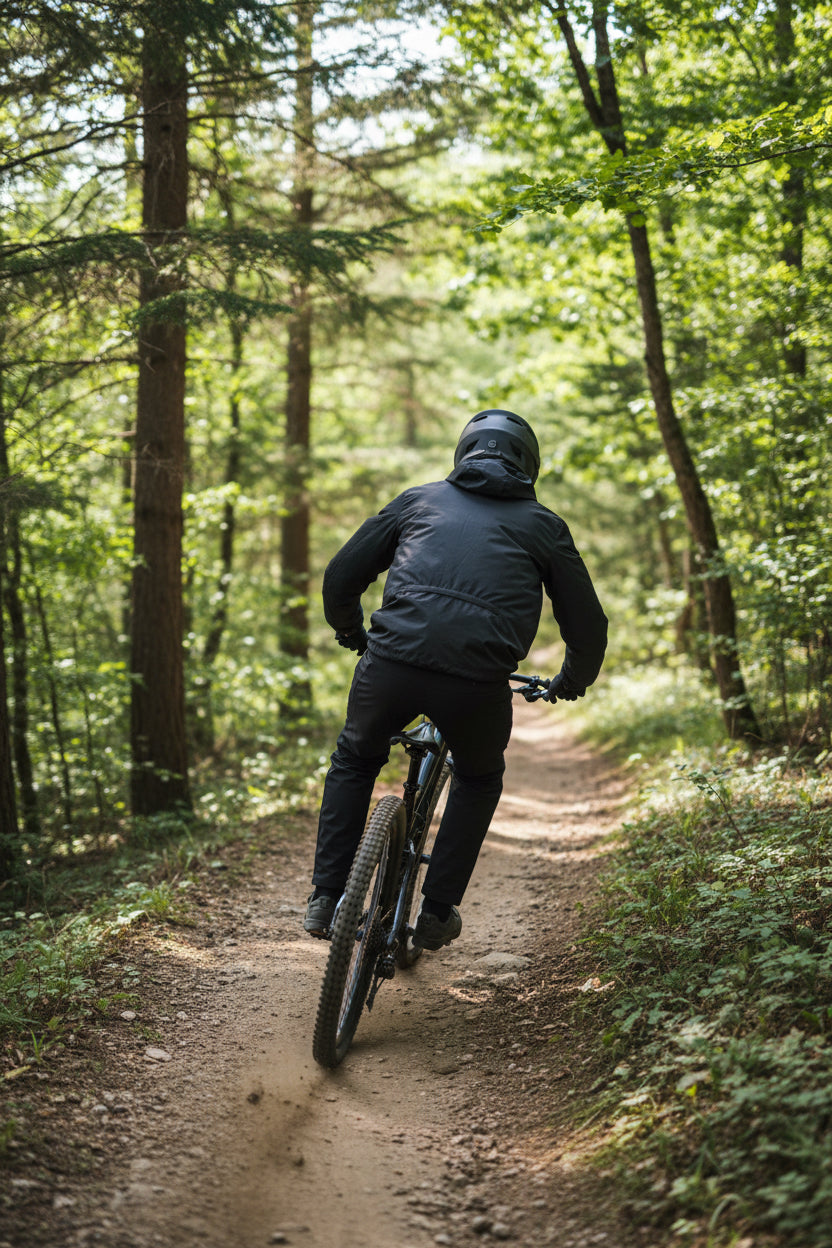 Steezey MTB Hooded Windbreaker Spray Jacket