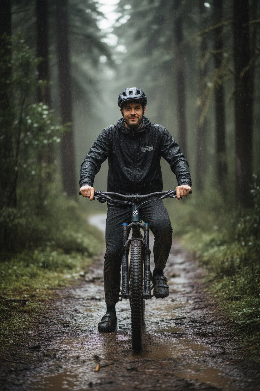 Steezey MTB Hooded Windbreaker Spray Jacket